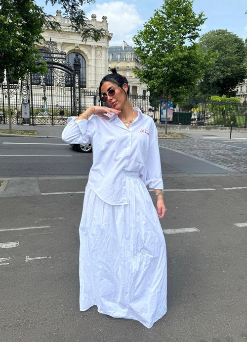Jupe Paris blanche