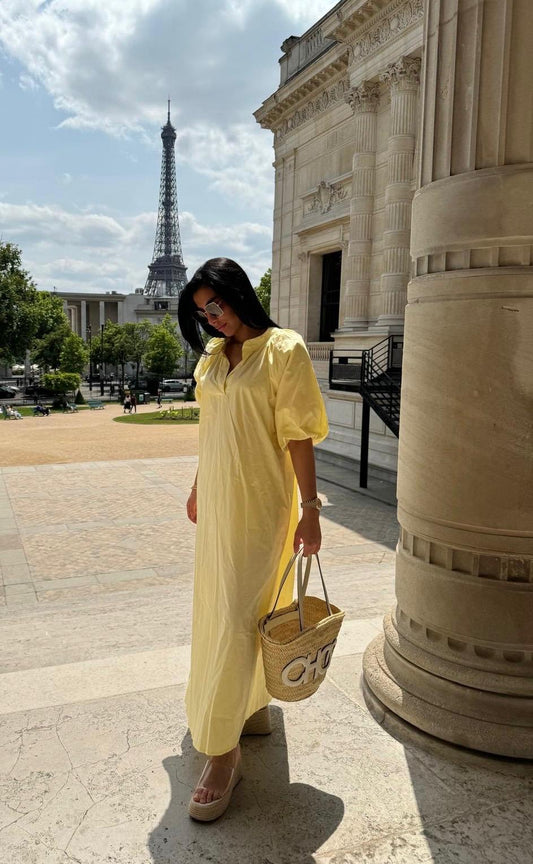 Robe Elena Jaune