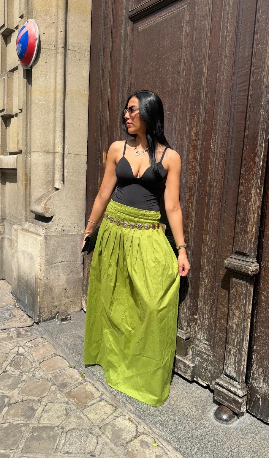 Jupe Paris verte